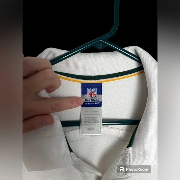 Vintage Green Bay Packers Polo collar Reebok NFL Team Apparel Shirt Men’s Size L - Picture 3 of 5